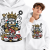 BLUZA Z KAPTUREM ANIMOWANA  KING OF GAMBLER